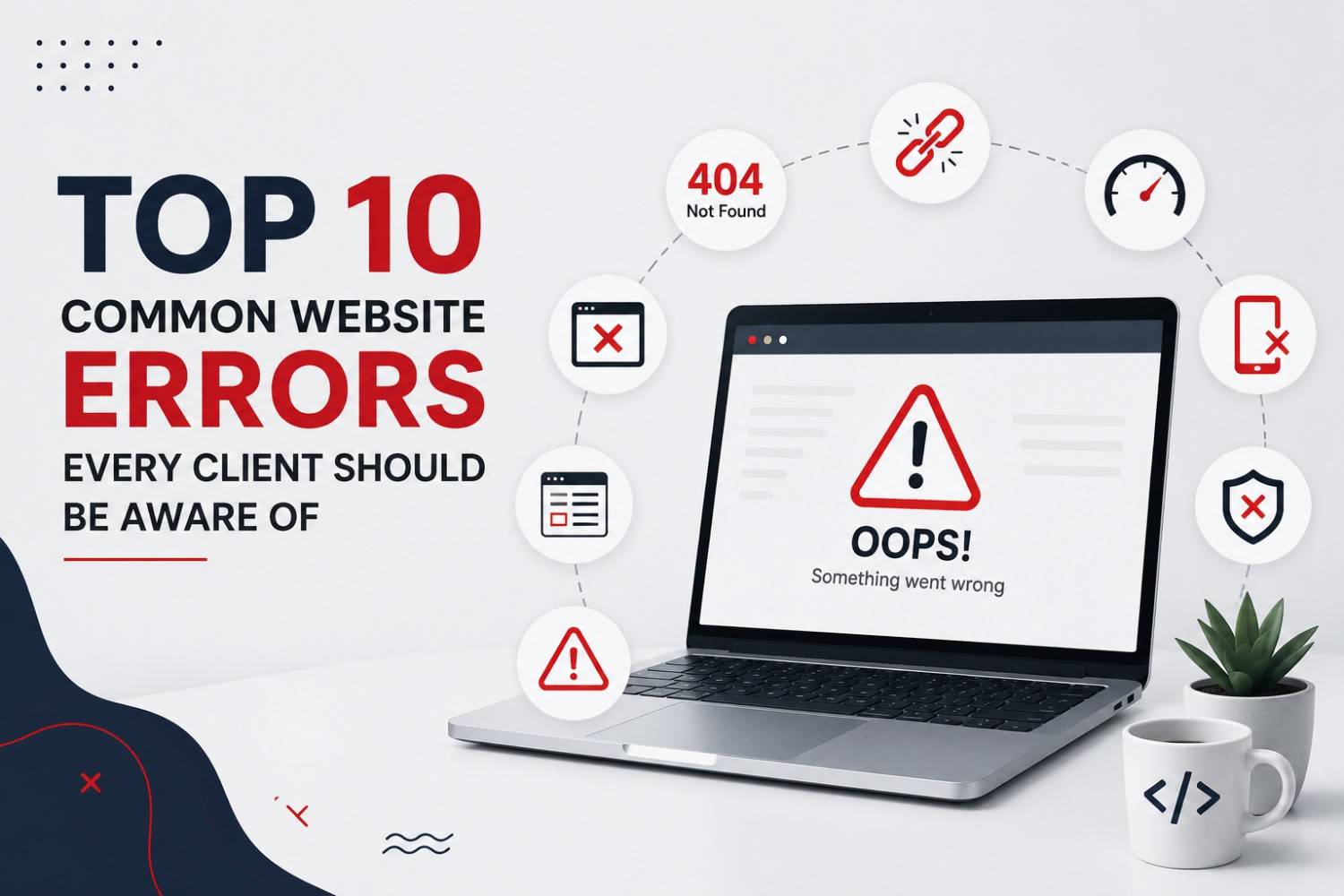 Top 10 Common Website Errors Every Client Should Be Aware Of